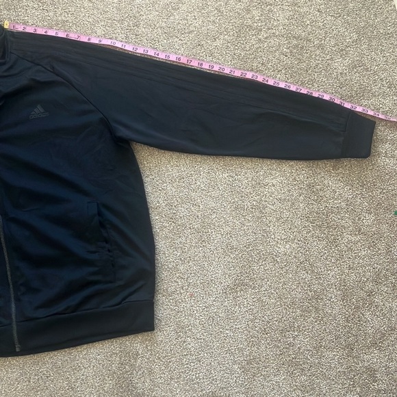 Adidas Black Long Sleeved Zip Up D. Catharine Track Top Women’s Size 3X NWT - Picture 10 of 10